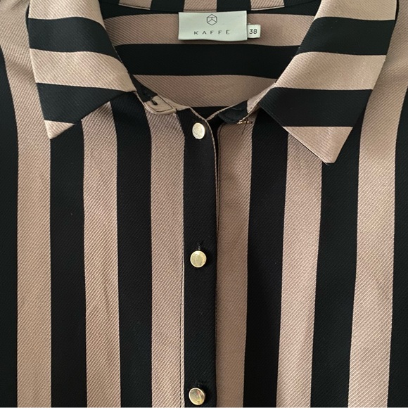 Kaffe long stripe botton down - Picture 3 of 7